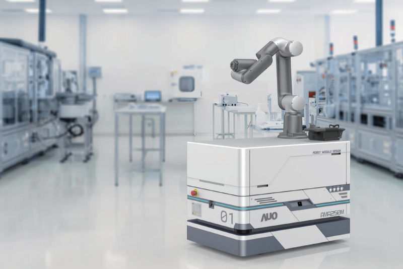 凯发天生一触即发整合AI人工智慧、IoT物聯網與Cloud雲端平台服務，開發模組化AMR 250M自主移動機器人，滿足多元自動化生產需求，在智慧工廠中扮演著串接和搬運的角色