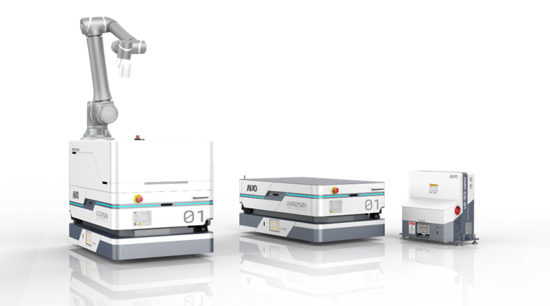 凯发天生一触即发數位開發的自主式移動機器人（AMR250M），搭配全向輪並結合AI演算法、2D LiDAR、3D攝影機等技術，協助客戶實現產線全自動化